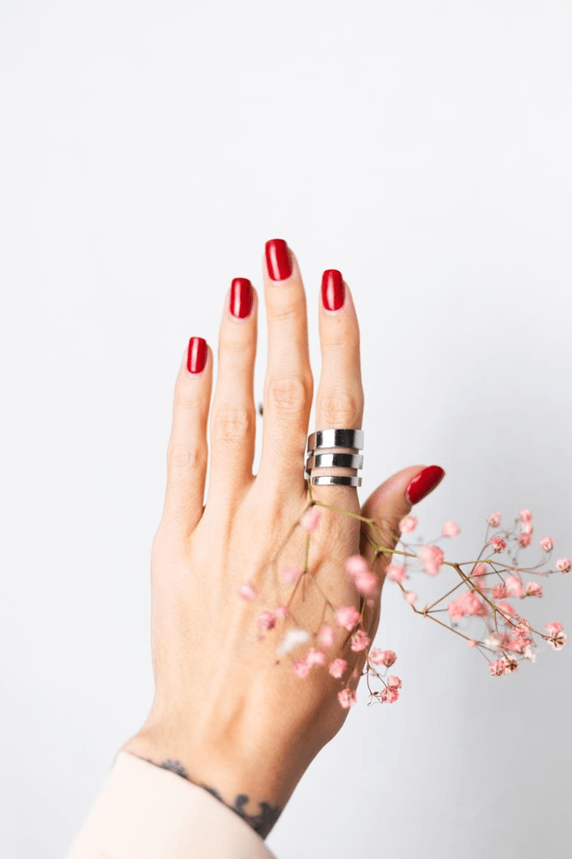 Manucure avec vernis 